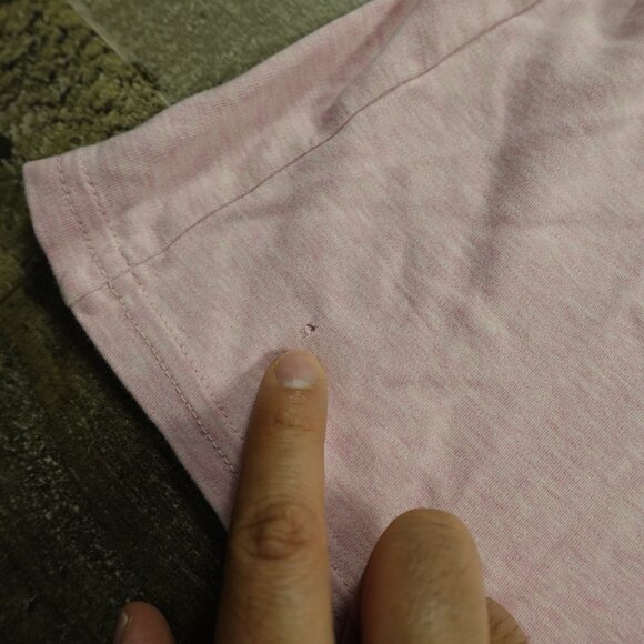 L.L. Bean Long Sleeve Tee Shirt Women's Large Pink - Picture 6 of 9